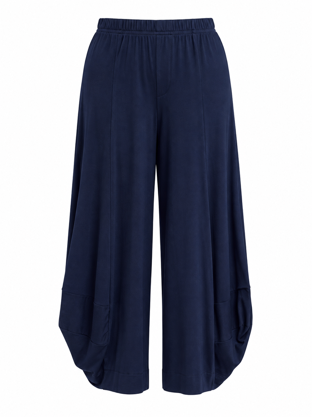 Product-only view of the Bright Navy Blue Marlee Wide Leg Pants.