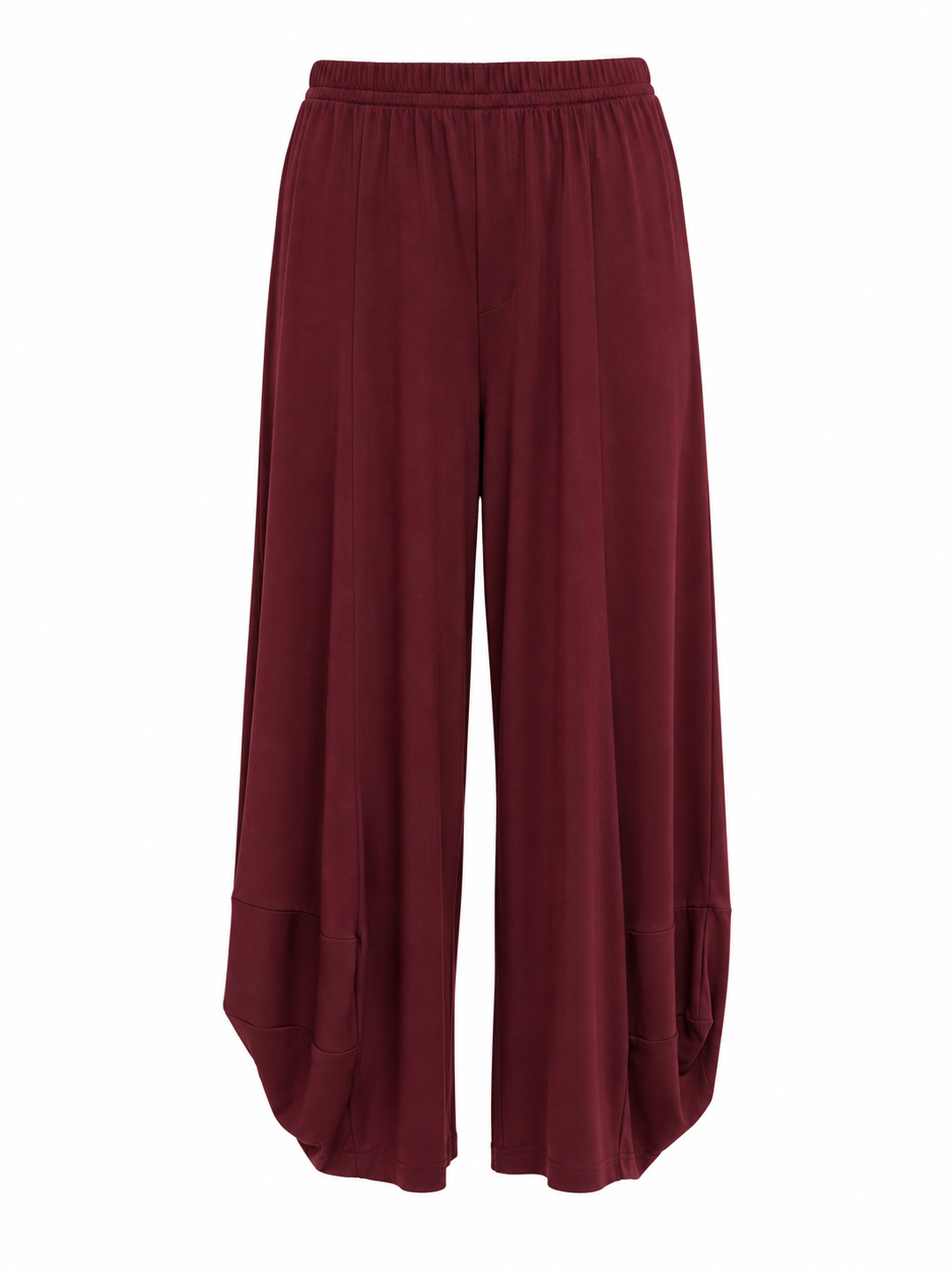 product only view of the Shiraz Red Marlee Wide Leg Pants.