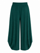 product only view of the Pine Green Marlee Wide Leg Pants.