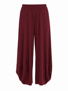 product only view of the Shiraz Red Marlee Wide Leg Pants.